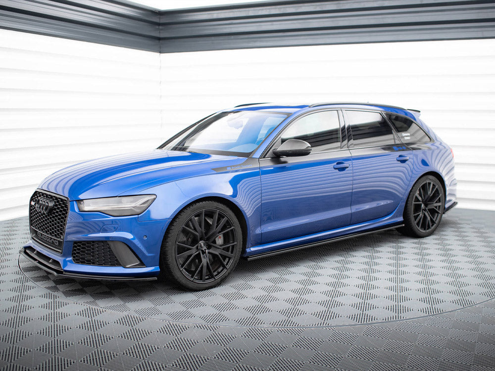 Maxton Design Street Plus Side Skirt Diffusers V1 - Audi RS6 C7