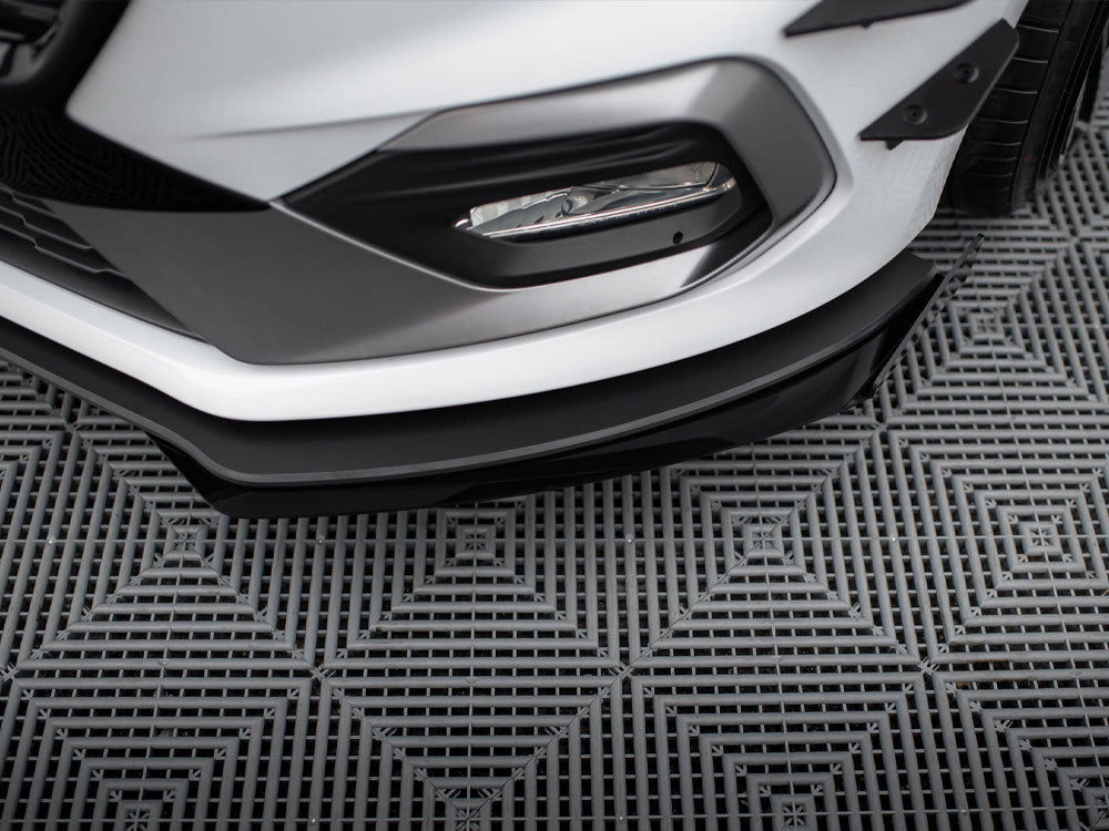 Maxton Design Street Pro Front Splitter + Flaps - Ford Fiesta ST Mk8