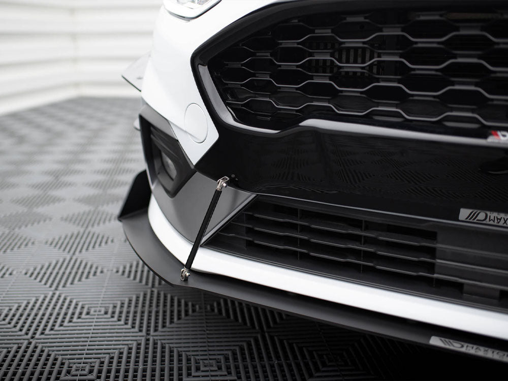 Maxton Design Racing Front Splitter V1 - Ford Fiesta ST Mk8