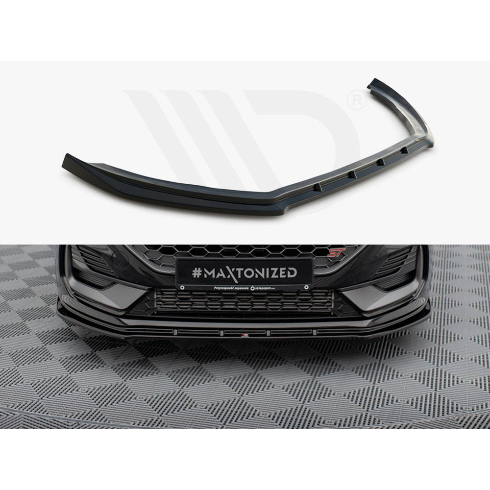 Maxton Design Street Plus Front Splitter V2 - Ford Fiesta ST Mk8.5 ...