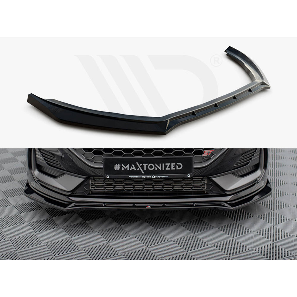 Maxton Design Street Plus Front Splitter V4 - Ford Fiesta ST Mk8.5