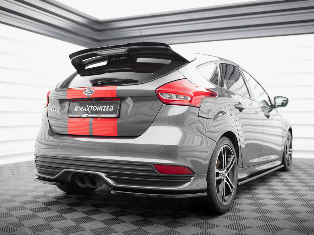 Maxton Design Street Plus Rear Side Splitters V1 - Ford Focus ST Mk3.5 (ST250)