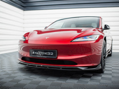 Maxton Design Street Plus Front Splitter V1 - Tesla Model 3 Facelift