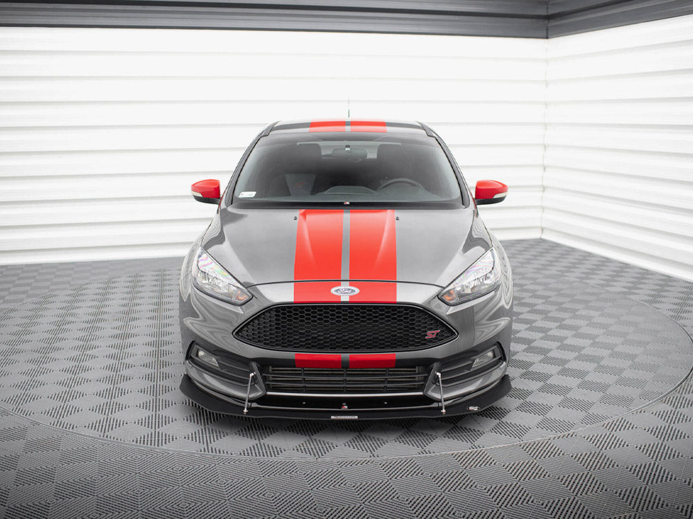 Divisor delantero híbrido Maxton Design Racing V1 - Ford Focus ST Mk3.5 (ST250)