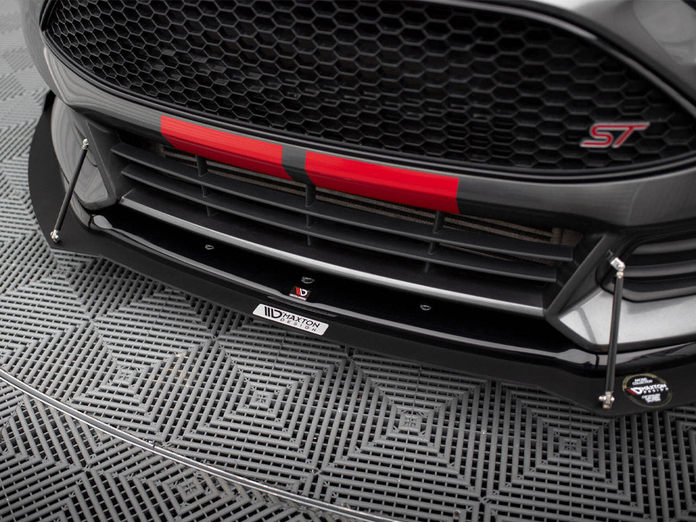 Divisor delantero híbrido Maxton Design Racing V2 - Ford Focus ST Mk3.5 (ST250)