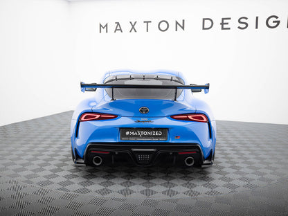 Maxton Design Carbon Fibre Spoiler (External Brackets) - Toyota GR Supra