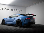 Maxton Design Carbon Fibre Spoiler With LED (External Brackets) - Toyota GR Supra
