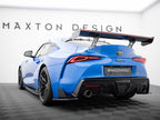 Maxton Design Carbon Fibre Spoiler With LED (External Brackets) - Toyota GR Supra