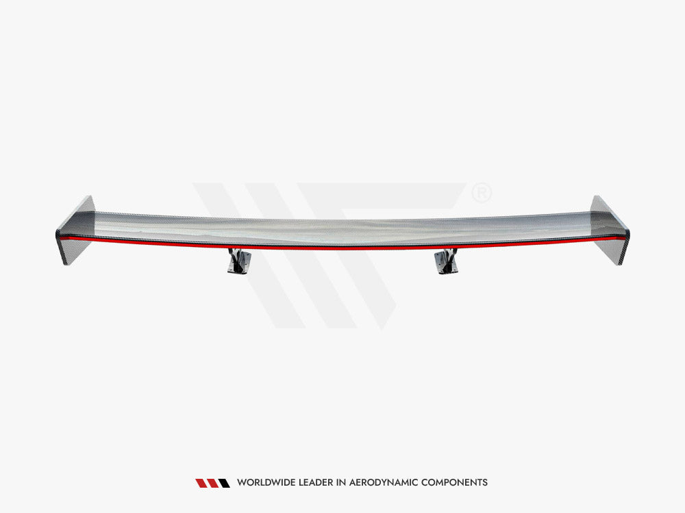 Maxton Design Carbon Fibre Spoiler With LED (External Brackets) - Toyota GR Supra