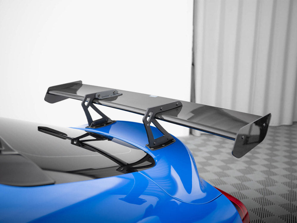 Maxton Design Carbon Fibre Spoiler With LED (Swan Mount) - Toyota GR Supra