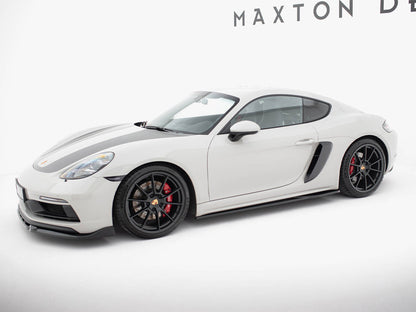 Maxton Design Street Plus Side Skirt Diffusers - Porsche Boxster/Cayman GTS 718