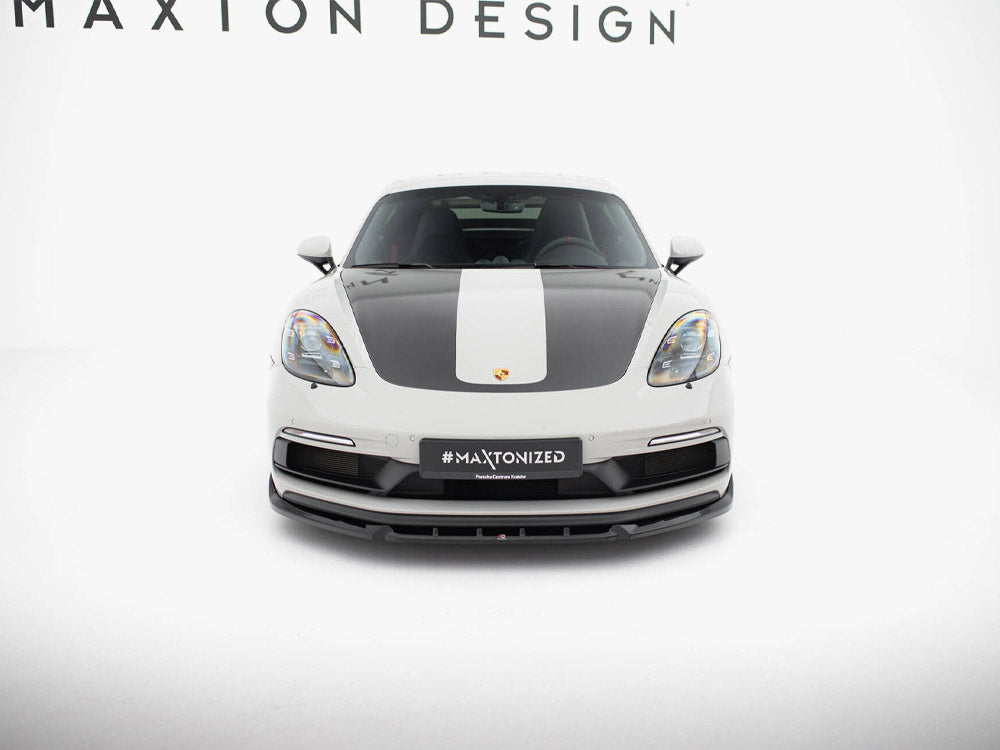 Divisor delantero Maxton Design Street Plus V2 - Porsche Boxster/Cayman GTS 718