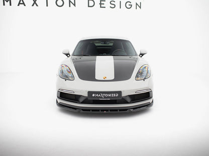 Maxton Design Street Plus Front Splitter V2 - Porsche Boxster/Cayman GTS 718