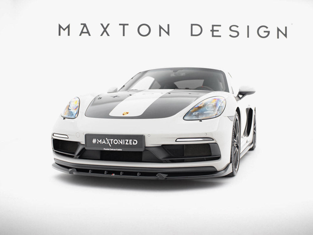 Divisor delantero Maxton Design Street Plus V2 - Porsche Boxster/Cayman GTS 718