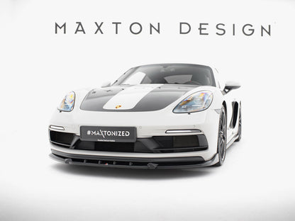 Maxton Design Street Plus Front Splitter V2 - Porsche Boxster/Cayman GTS 718