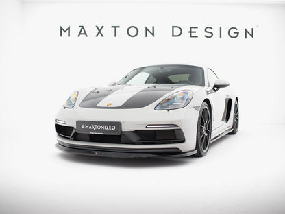 Maxton Design Street Plus Front Splitter V1 - Porsche Boxster/Cayman GTS 718