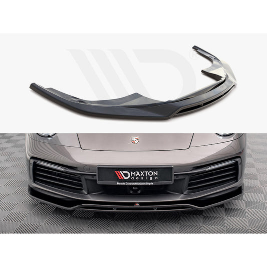 Maxton Design Street Plus Front Splitter - Porsche 911 Carrera S 992.1