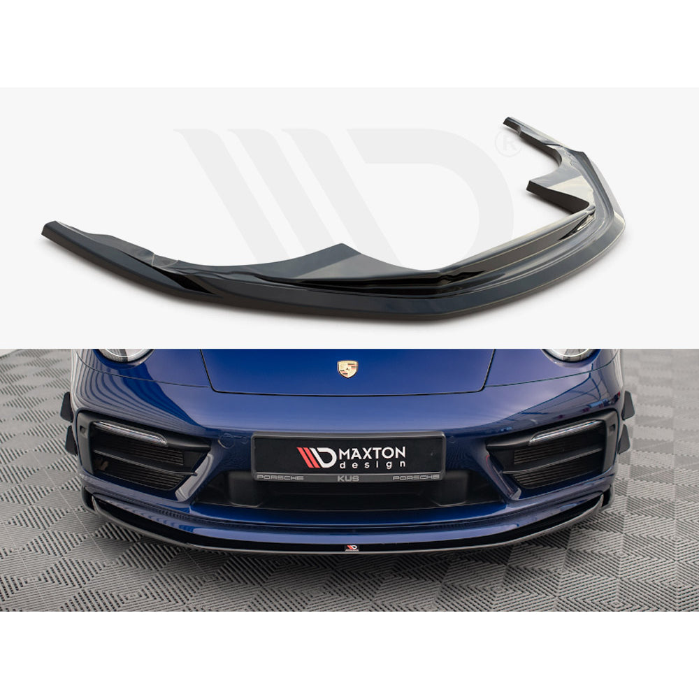 Maxton Design Street Plus Front Splitter V1 - Porsche 911 Carrera S Aero/GTS 992.1