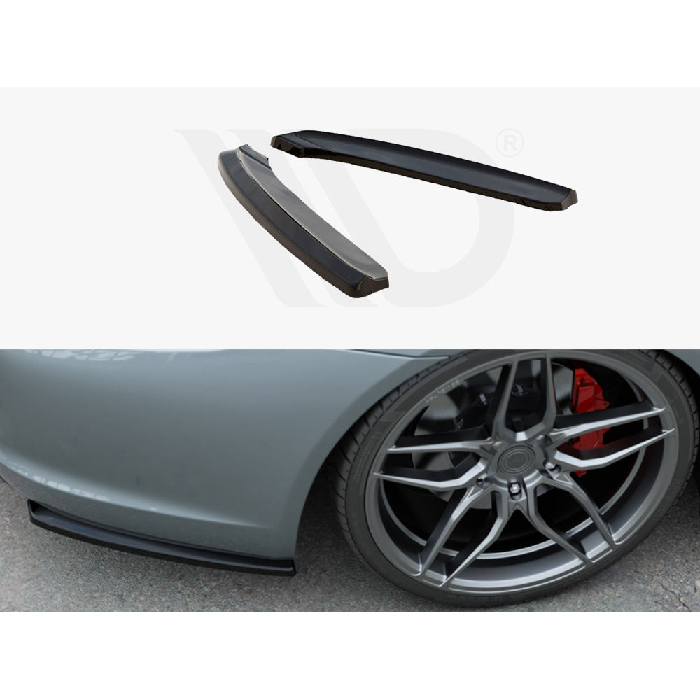 Maxton Design Street Plus Rear Side Splitters - Porsche 911 Carrera S 991.1