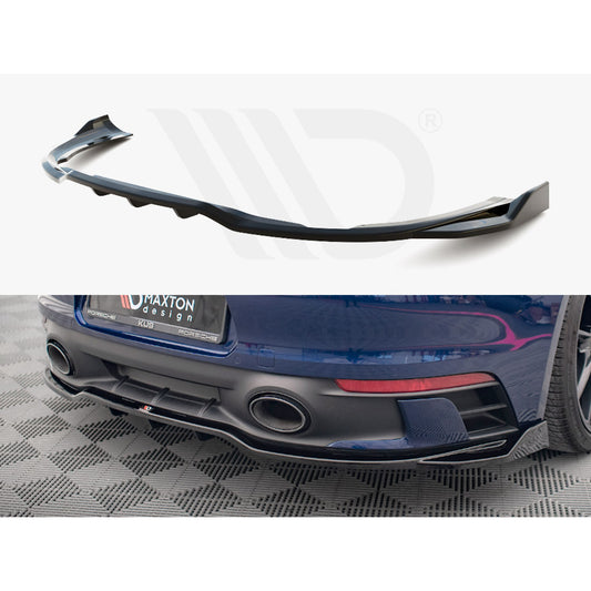 Maxton Design Street Plus Central Rear Splitter V2 - Porsche 911 Carrera S Aero/GTS 992.1