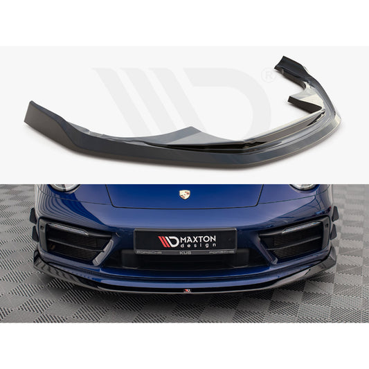 Maxton Design Street Plus Front Splitter V2 - Porsche 911 Carrera S Aero/GTS 992.1