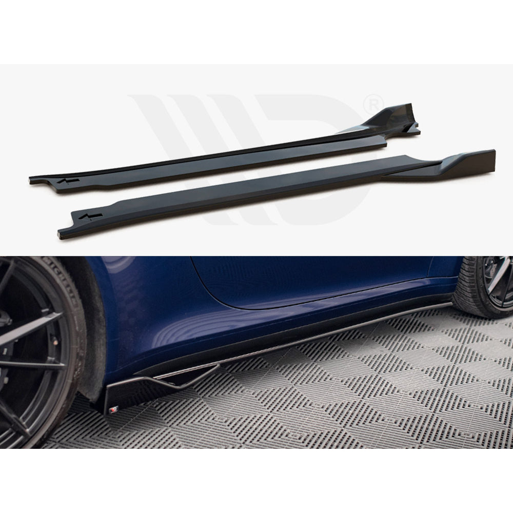 Maxton Design Street Plus Side Skirt Diffusers V2 - Porsche 911 Carrera S Aero/GTS 992.1