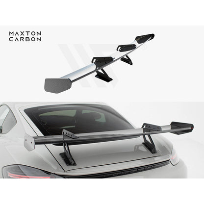 Maxton Design Carbon Fibre Spoiler (Swan Mounting) - Porsche Cayman S/GTS 718