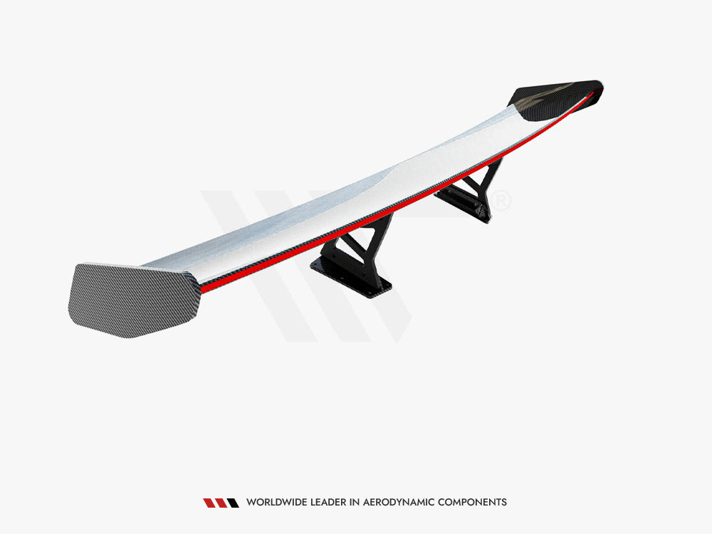 Alerón de fibra de carbono Maxton Design con LED (soportes internos) - Porsche Cayman S/GTS 718