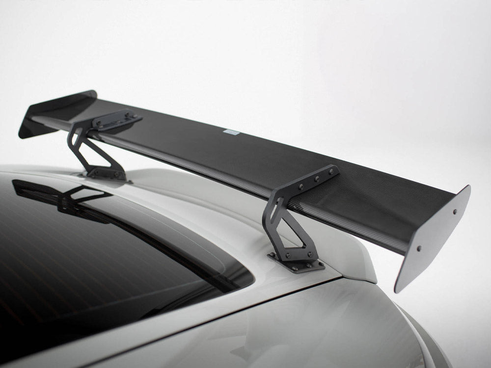 Maxton Design Carbon Fibre Spoiler With LED (Swan Mounting) - Porsche Cayman S/GTS 718