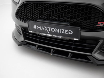 Maxton Design Street Plus Front Splitter V6 - Ford Focus ST Mk3.5 (ST250)