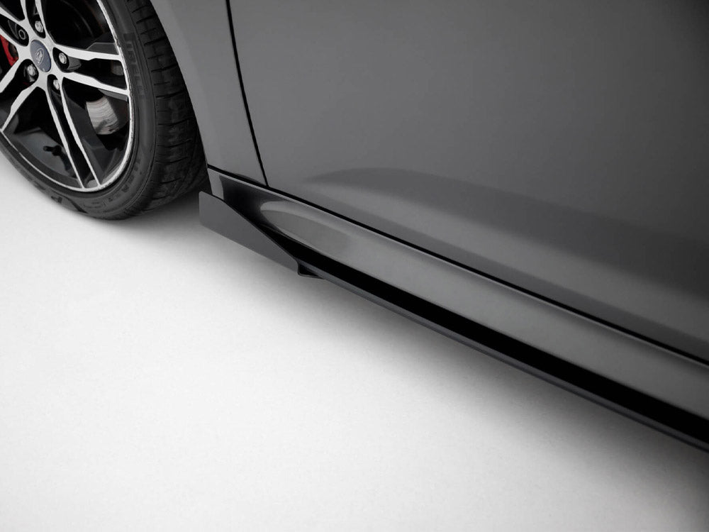 Maxton Design Street Pro Side Skirt Diffusers + Flaps - Ford Focus ST Mk3.5 (ST250)