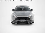 Maxton Design Street Pro Front Splitter + Flaps - Ford Focus ST Mk3.5 (ST250)