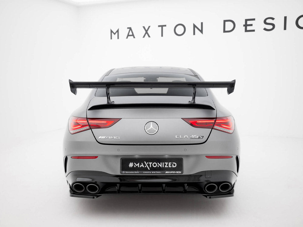 Maxton Design Carbon Fibre Spoiler (Internal Brackets) - Mercedes CLA35 & CLA45 AMG C118