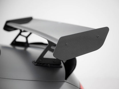 Maxton Design Carbon Fibre Spoiler With LED (Internal Brackets) - Mercedes CLA35 & CLA45 AMG C118