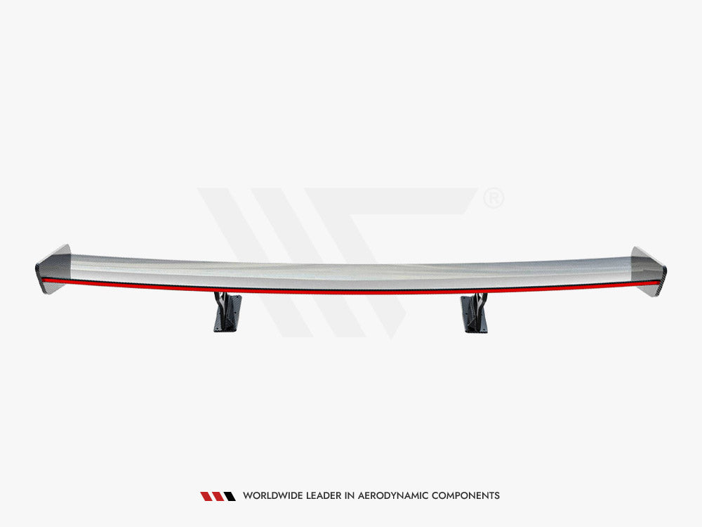 Aileron en fibre de carbone Maxton Design avec LED (supports internes) - Mercedes CLA35 et CLA45 AMG C118