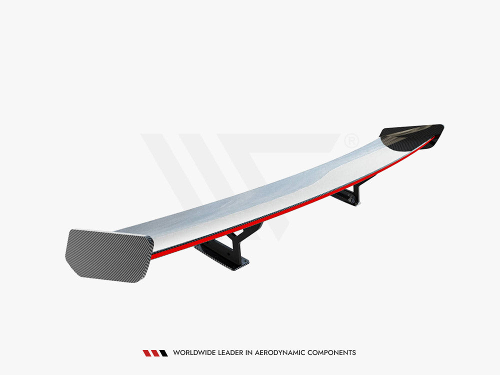 Maxton Design Carbon Fibre Spoiler With LED (Internal Brackets) - Mercedes CLA35 & CLA45 AMG C118