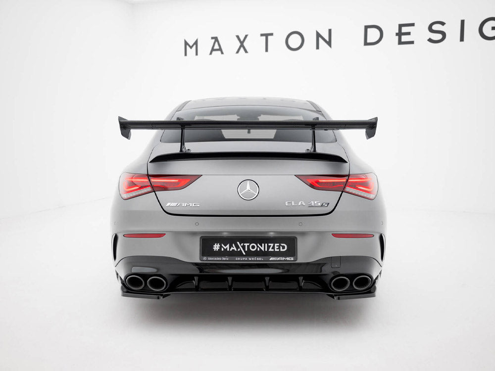 Aileron en fibre de carbone Maxton Design (montage cygne) - Mercedes CLA35 et CLA45 AMG C118