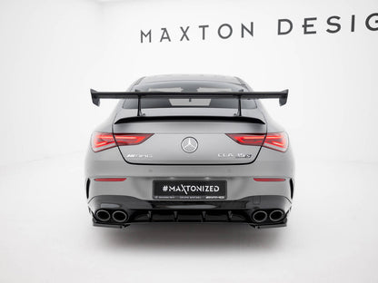 Maxton Design Carbon Fibre Spoiler (Swan Mount) - Mercedes CLA35 & CLA45 AMG C118