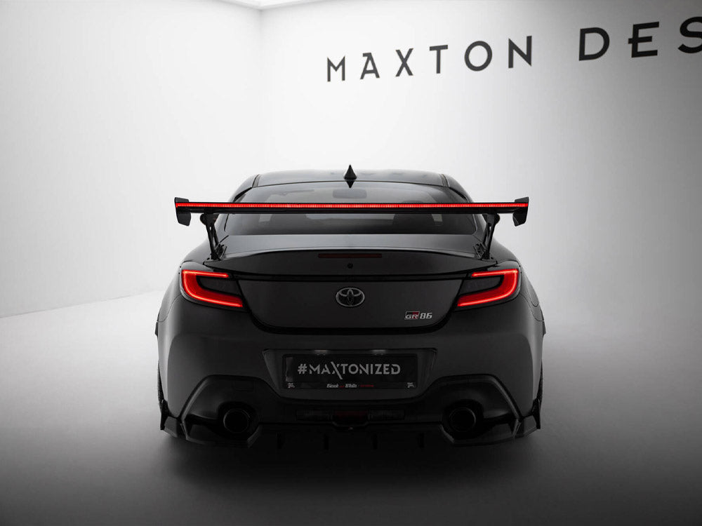 Maxton Design Carbon Fibre Spoiler With LED (External Brackets) - Toyota GR86