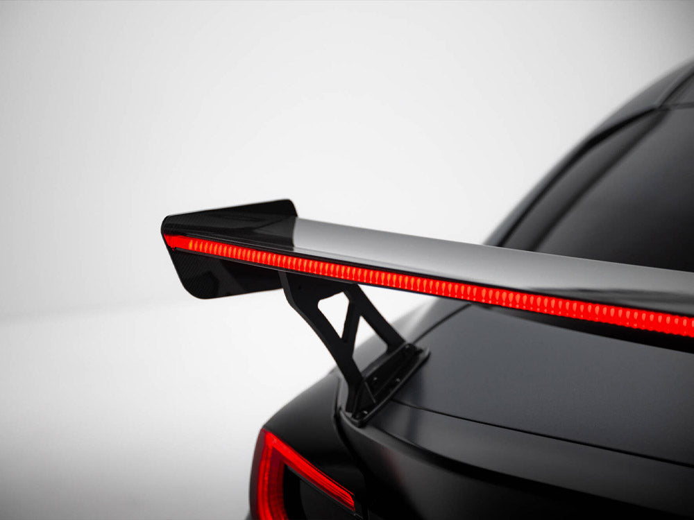 Maxton Design Carbon Fibre Spoiler With LED (External Brackets) - Toyota GR86