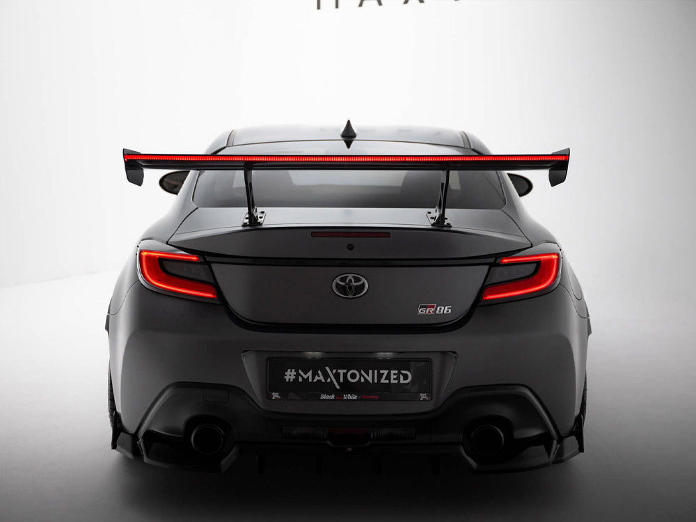 Maxton Design Carbon Fibre Spoiler With LED (Internal Brackets) - Toyota GR86