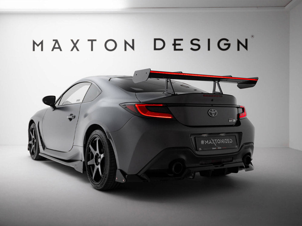 Maxton Design Carbon Fibre Spoiler With LED (Swan Mount) - Toyota GR86