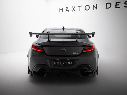 Maxton Design Carbon Fibre Spoiler With LED (Swan Mount) - Toyota GR86