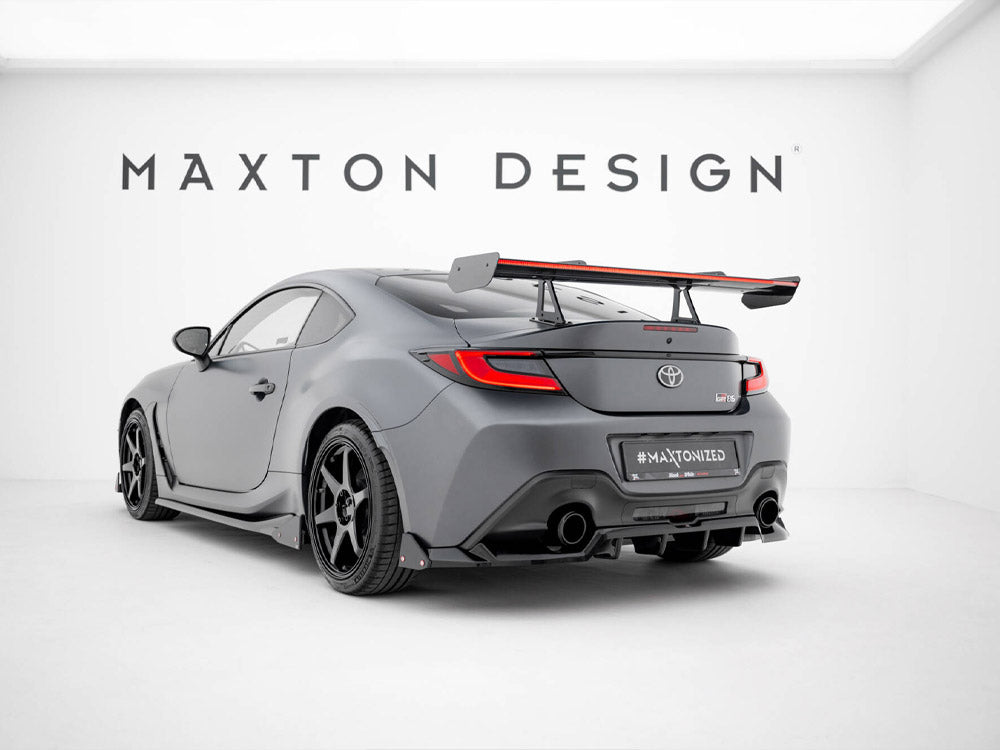 Maxton Design Carbon Fibre Spoiler With LED (Swan Mount) - Toyota GR86