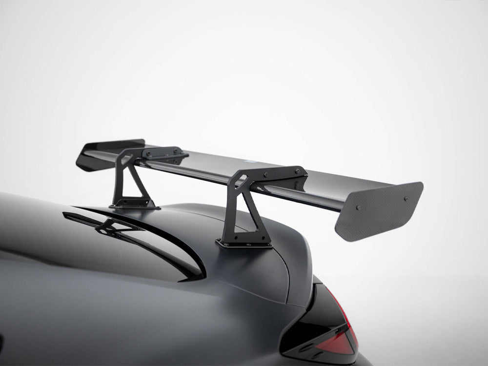 Maxton Design Carbon Fibre Spoiler With LED (Swan Mount) - Toyota GR86