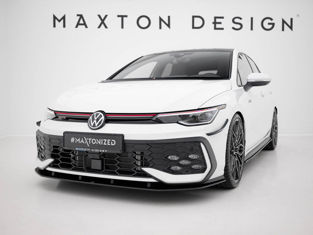 Maxton Design Street Pro Front Splitter - VW Golf GTI Mk8.5