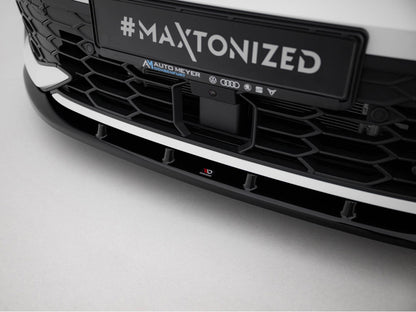 Maxton Design Street Plus Front Splitter V5 - VW Golf GTI Mk8.5