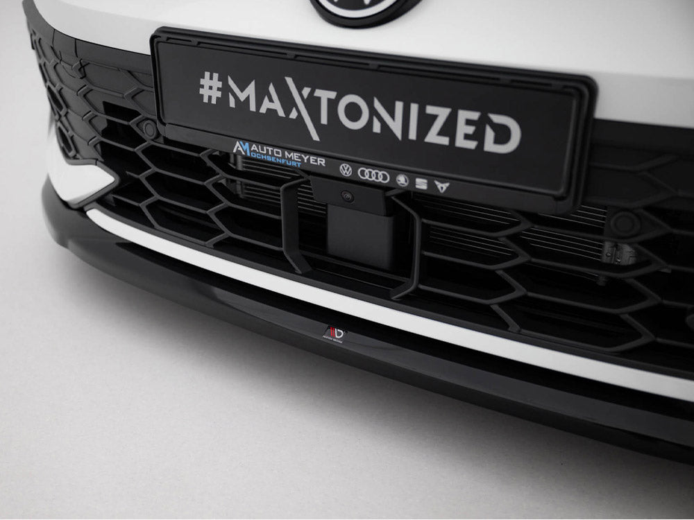 Maxton Design Street Plus Front Splitter V4 - VW Golf GTI Mk8.5