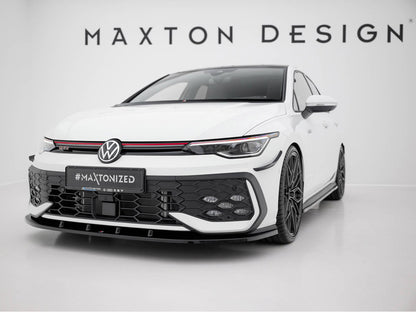 Maxton Design Street Plus Front Splitter V2 - VW Golf GTI Mk8.5