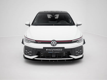 Maxton Design Street Plus Front Splitter V2 - VW Golf GTI Mk8.5